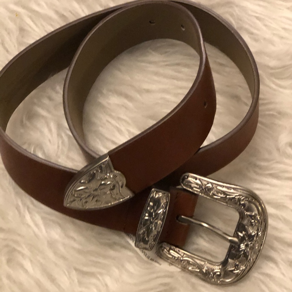 NWT Bonded leather western belt size Xs